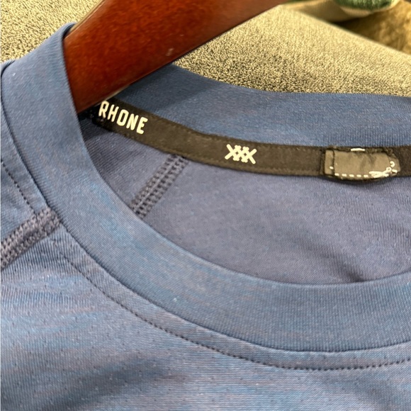 RHONE for Peloton Men's Dark Blue Short Sleeve Tee - Picture 2 of 2